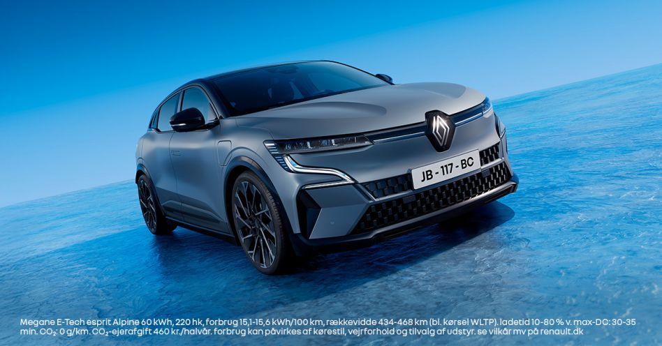 Når elbil møder sportslig elegance: Renault Megane E-Tech esprit Alpine